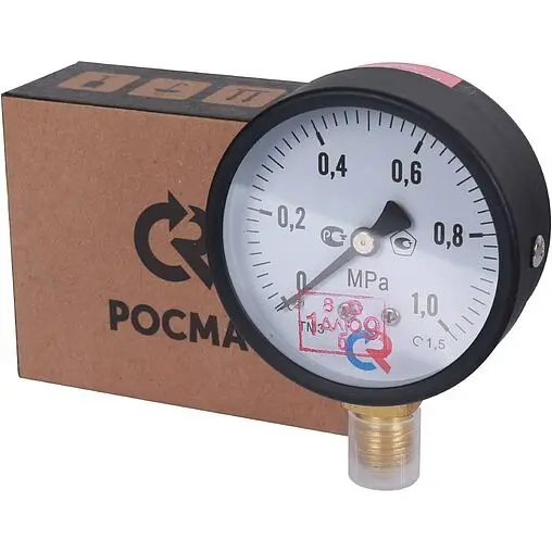 Манометр радиальный Росма ТМ-310Р.00 63мм 10 бар ¼&quot; 00000009573