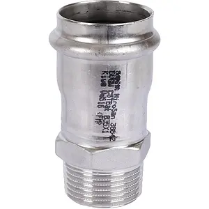 Муфта пресс переходная 35мм x 1"н Sanha NiroSan 9243G 69243G351 Муфта пресс переходная 35мм x 1"н Sanha NiroSan 9243G 69243G351, 5