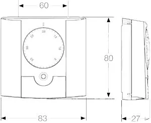 Радиотерморегулятор комнатный WATTS BT-A-RF белый 10025811, 2