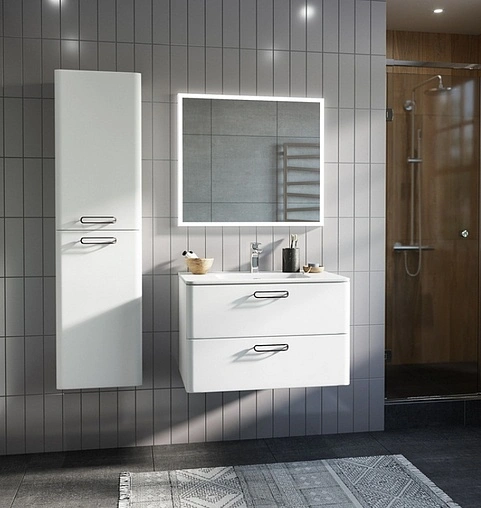 Тумба-умывальник подвесная IDDIS Brick 80 белый BRI80W0i95K