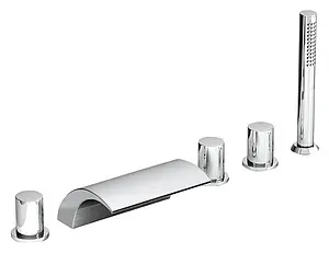 Смеситель на борт ванны на 5 отверстий Ravak WF 025.00 хром X070060 Смеситель на борт ванны на 5 отверстий Ravak WF 025.00 хром X070060, 1