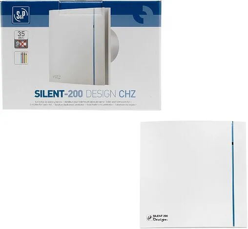 Вентилятор вытяжной Soler &amp; Palau SILENT-200 CHZ SILVER DESIGN 3C