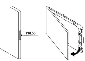 Клавиша смыва для унитаза OLI Narrow OLIpure 148300 белый глянцевый, 4