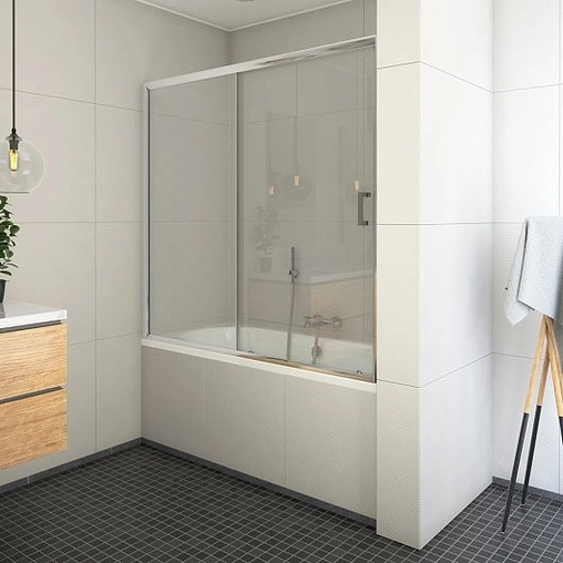 Шторка на ванну 1200мм прозрачное стекло Roltechnik LLV2/1200 572-1200000-00-02