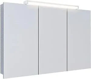 Шкаф-зеркало Aqwella Broadway 100 белый Brw.04.10 Шкаф-зеркало Aqwella Broadway 100 белый Brw.04.10, 1