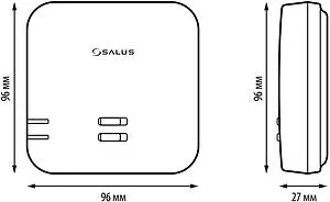 Исполнительное устройство для беспроводных терморегуляторов серии Salus Standard RXRT510, 2