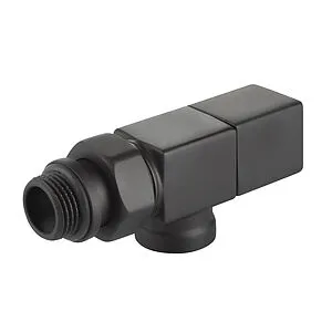 Комплект вентилей запорных осевых ½" в/н Royal Thermo Cube черный RTE 56.0004 Комплект вентилей запорных осевых ½" в/н Royal Thermo Cube черный RTE 56.0004, 3