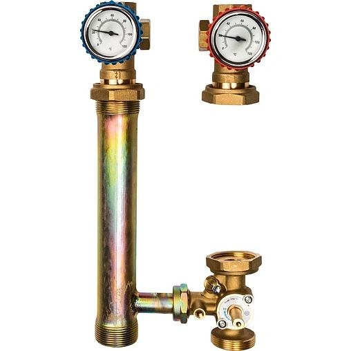 Насосный модуль с 3-х ходовым смесительным клапаном 1½&quot;н х 1&quot;в Stout SDG-0003-002501 без насоса