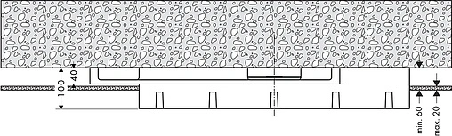 Скрытая часть для верхнего душа Hansgrohe Raindance Rainmaker 680/460 3jet 28414180