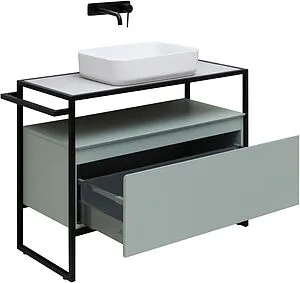 Тумба-умывальник напольная Allen Brau Priority 100 папирус 1.31003.PWM+, 4