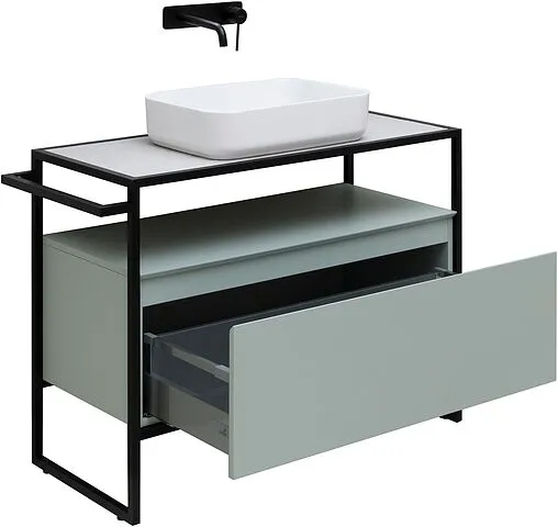 Тумба-умывальник напольная Allen Brau Priority 100 папирус 1.31003.PWM+