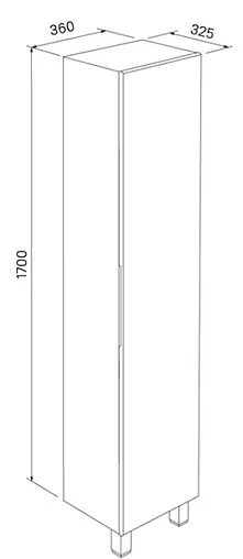 Шкаф-пенал напольный IDDIS Custo белый CUS40W0i97 Шкаф-пенал напольный IDDIS Custo белый CUS40W0i97