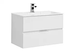 Тумба под умывальник подвесная Aquanet Алвита 80 белый 00235339, 1