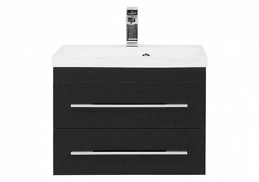 Тумба под умывальник подвесная Aquanet Верона 58 чёрный 00180175