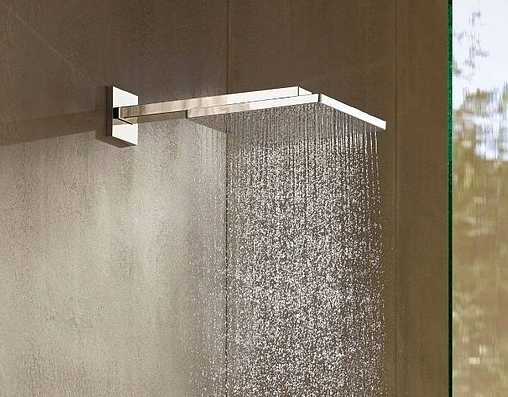 Лейка верхнего душа с настенным креплением Hansgrohe Raindance E 300 1jet полированное золото 26238990