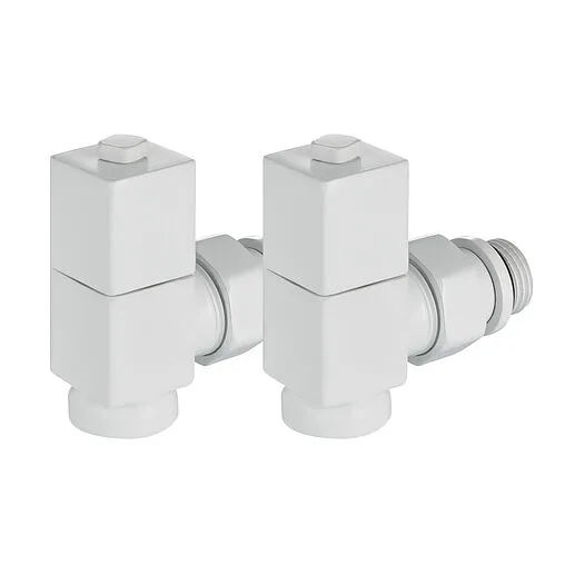 Комплект вентилей запорных угловых ½" в/н Royal Thermo Cube белый RTE 56.0007 Комплект вентилей запорных угловых ½" в/н Royal Thermo Cube белый RTE 56.0007