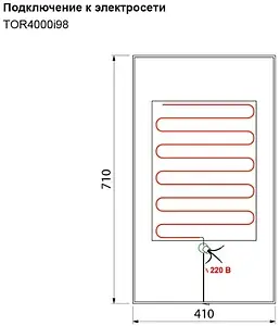 Зеркало с подсветкой IDDIS Torr 40 с подогревом TOR40L0i98 Зеркало с подсветкой IDDIS Torr 40 с подогревом TOR40L0i98, 5