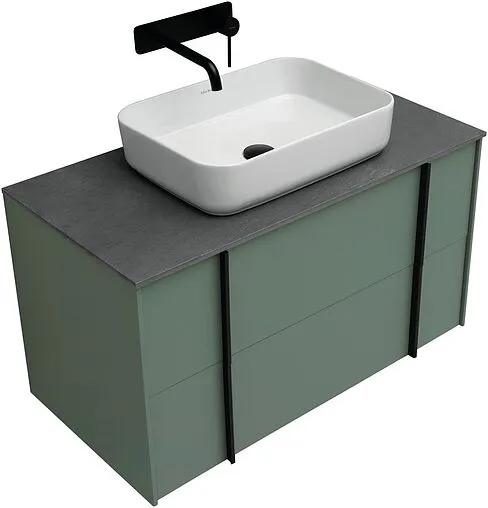 Тумба-умывальник подвесной Allen Brau Reality 90 олива 1.32006.CGM+