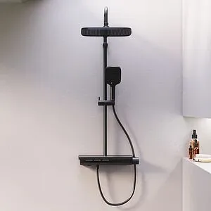 Душевая система с термостатом для ванны Damixa Gala чёрный матовый 953760300 Душевая система с термостатом для ванны Damixa Gala чёрный матовый 953760300, 4