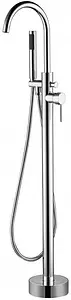 Смеситель для ванны напольный Swedbe Spira хром 4000 Смеситель для ванны напольный Swedbe Spira хром 4000, 1