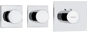 Термостат для 2 потребителей Bossini OKI хром Z031203.030, 1