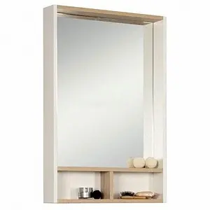 Зеркало Aquaton Йорк 55 белый/дуб сонома 1A173202YOAD0 Зеркало Aquaton Йорк 55 белый/дуб сонома 1A173202YOAD0, 1