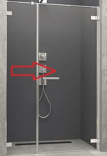 Душевая дверь 628мм прозрачное стекло Radaway Arta DWS 628 R 386628-03-01R