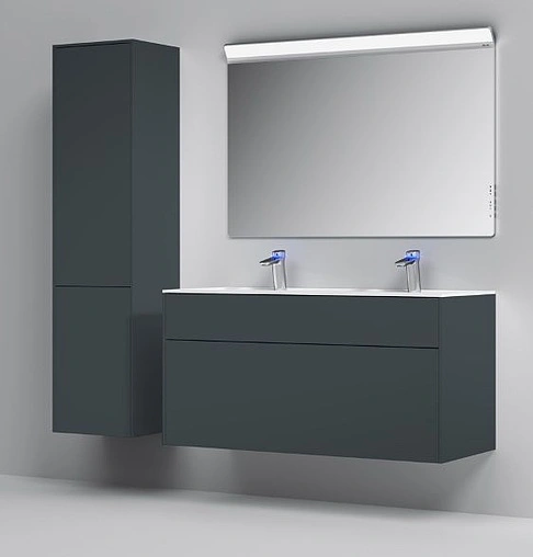 Тумба под умывальник подвесная Am.Pm Inspire 2.0 120 графит M50AFHX1203GM