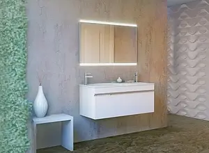 Тумба-умывальник подвесная Raval Hotte 100 белый Hott.01.100/P/W+Ott.08.100/W, 4