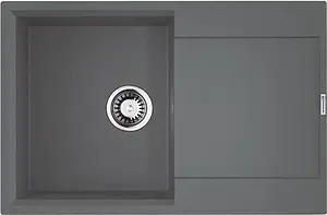 Мойка кухонная Omoikiri Daisen 78T-GR leningrad grey 4993584 Мойка кухонная Omoikiri Daisen 78T-GR leningrad grey 4993584, 1
