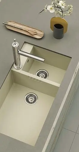 Мойка кухонная Omoikiri Tedori 85-2-U-WH белый 4993943