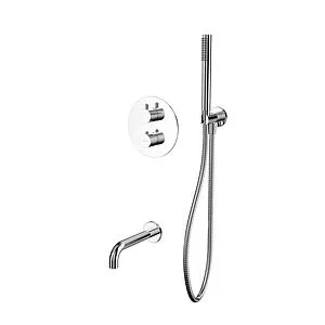 Термостат для 2 потребителей WHITECROSS Y chrome хром YSET10CR, 1