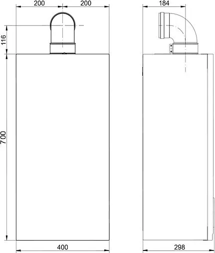 Настенный газовый котел одноконтурный турбированный 24кВт Baxi ECO Life 1.24F 7814105 Настенный газовый котел одноконтурный турбированный 24кВт Baxi ECO Life 1.24F 7814105