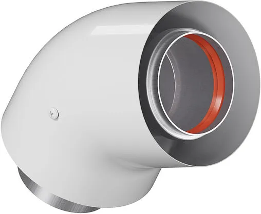 Колено для дымохода Ø 60/100мм ∠ 45° (Al) Krats PK-45