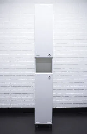 Шкаф-пенал напольный Айсберг Классик 30 L белый DA1007P