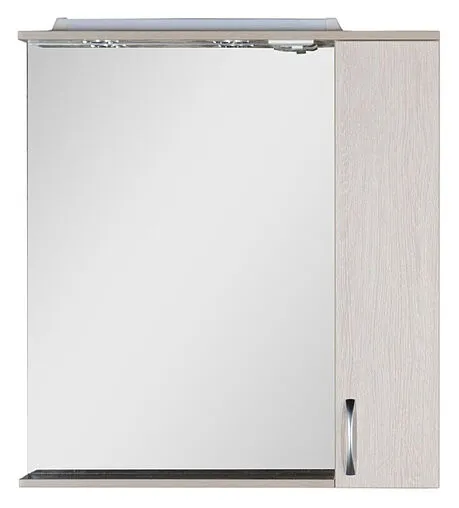 Шкаф-зеркало Aquanet Донна 80 R дуб белый 00169039