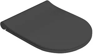 Крышка-сиденье для унитаза с микролифтом Logan L3W Avva черный матовый 00288929 Крышка-сиденье для унитаза с микролифтом Logan L3W Avva черный матовый 00288929, 1
