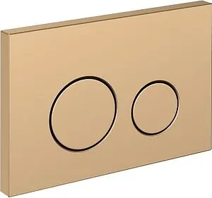 Клавиша смыва для унитаза Cersanit Twins 63524 матовое золото Клавиша смыва для унитаза Cersanit Twins 63524 матовое золото, 3