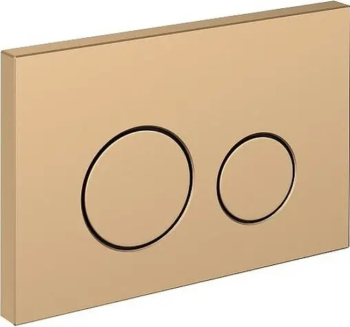 Клавиша смыва для унитаза Cersanit Twins 63524 матовое золото