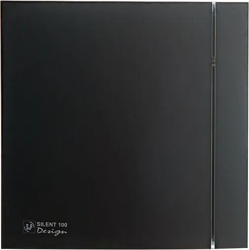Вентилятор вытяжной Soler &amp; Palau SILENT-100 CZ MATT BLACK DESIGN 4C