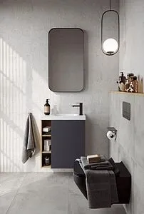 Тумба-умывальник подвесная Aqwella Alba 60 R серый матовый/дуб давос ALB0106RDD+ALB0706GRМ+CMPSL.06.04.D Тумба-умывальник подвесная Aqwella Alba 60 R серый матовый/дуб давос ALB0106RDD+ALB0706GRМ+CMPSL.06.04.D, 5