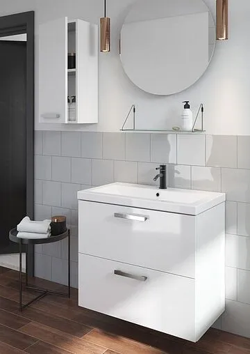 Тумба-умывальник Cersanit Melar 70 белый 64129+