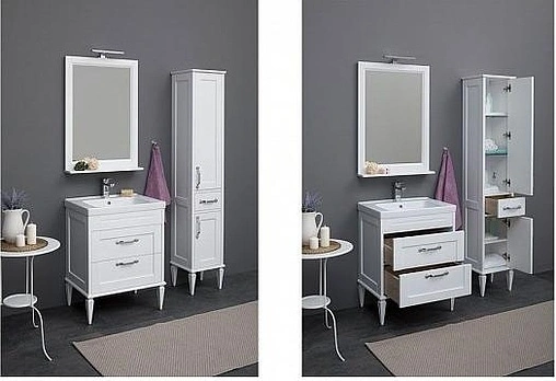 Тумба под умывальник Aquanet Денвер 65 белый 00199210