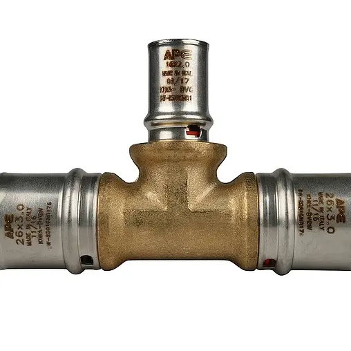 Тройник пресс редукционный 26мм x 16мм x 26мм APE AP131 26x16x26