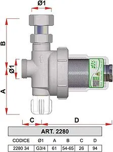 Фильтр-дешламатор ¾"н х ¾"нг Far Pocketfar FA 2280 34 Фильтр-дешламатор ¾"н х ¾"нг Far Pocketfar FA 2280 34, 3
