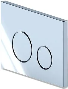 Клавиша смыва для унитаза Bas ИУ00003 хром глянцевый, 1