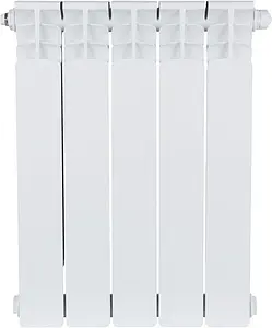 Радиатор биметаллический 5 секций нижнее правое подключение Stout Space 500 SRB-0320-050005 Радиатор биметаллический 5 секций нижнее правое подключение Stout Space 500 SRB-0320-050005, 2