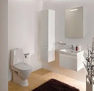 Шкаф-пенал подвесной Laufen Pro A 35 L белый 4.8312.1.095.463.1 Шкаф-пенал подвесной Laufen Pro A 35 L белый 4.8312.1.095.463.1, 3