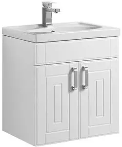 Тумба-умывальник Aquanet Рондо 60 белый 00189156+00185476, 1