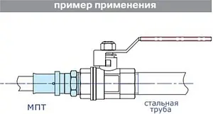 Муфта пресс переходная 32мм x 1¼"н Valtec VTm.201.N.003207 Муфта пресс переходная 32мм x 1¼"н Valtec VTm.201.N.003207, 3